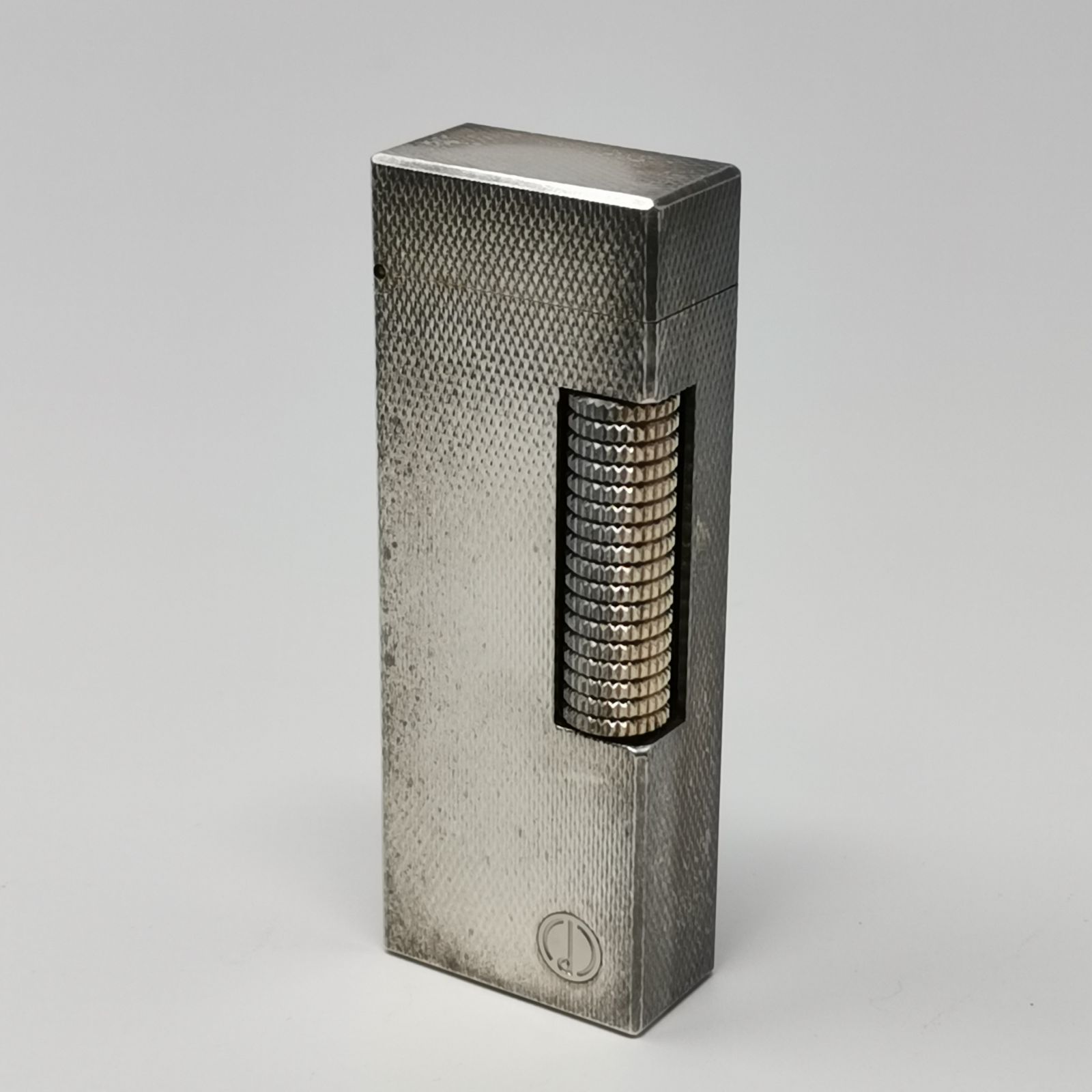 Dunhill ダンヒル ガスライター シルバー 箱あり くすみあり 火花未 品 管理番号