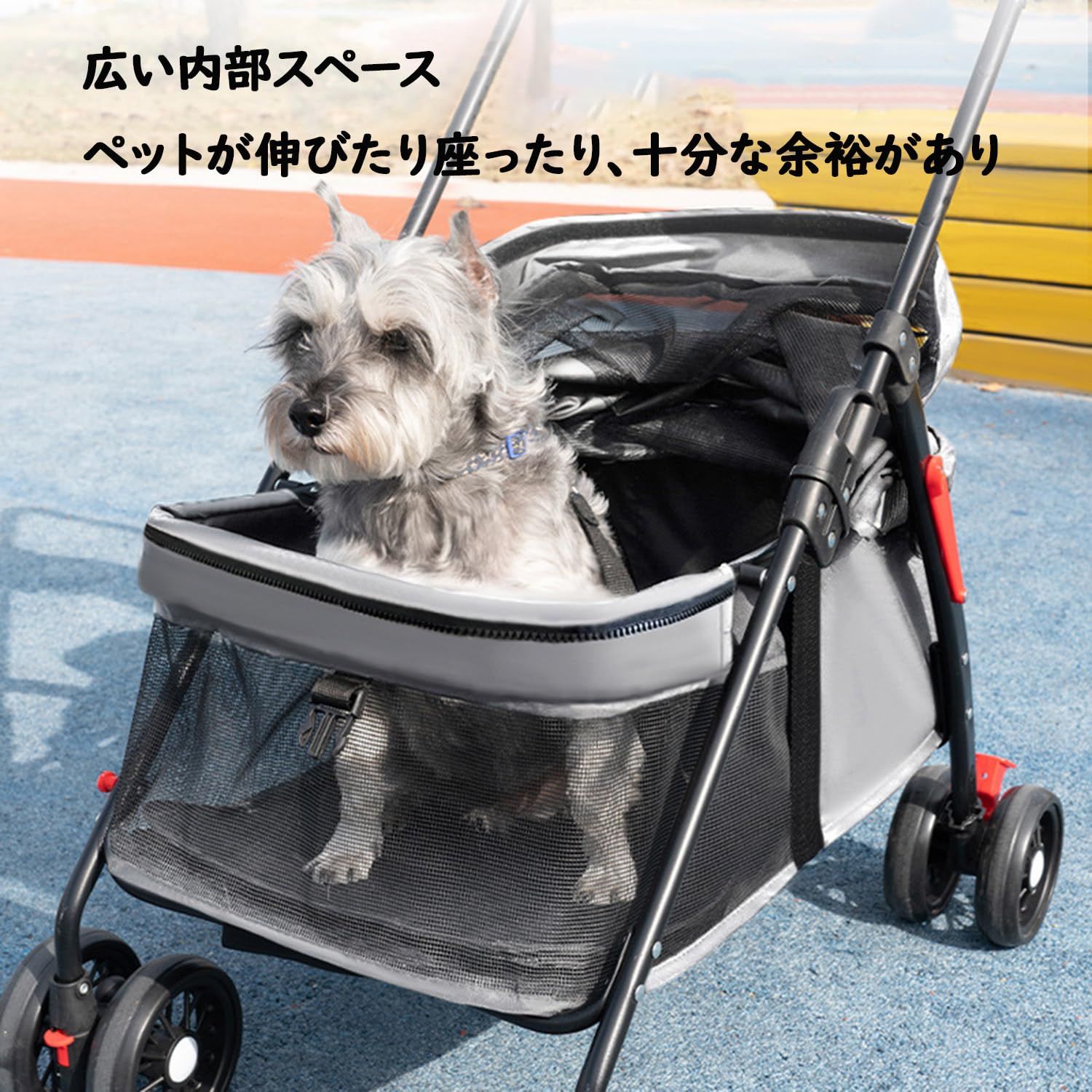 ペットカート 小型犬 中型犬 コンパクト 折りたたみ バギー エアバギー