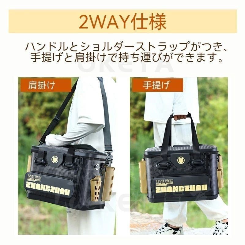 新しい未使用 釣り バケツ 釣り用ケース タックルバッグ