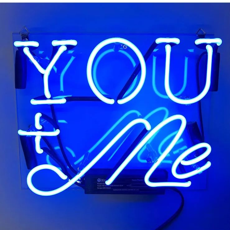 オーダーメイド ネオンサイン、『YOU+ME』NEON SIGN 、ディスプレイ 