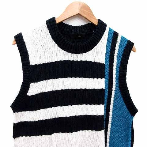 トゥモローランドknott ネイビーニットコート トゥモローランドknott ネイビーニットコート