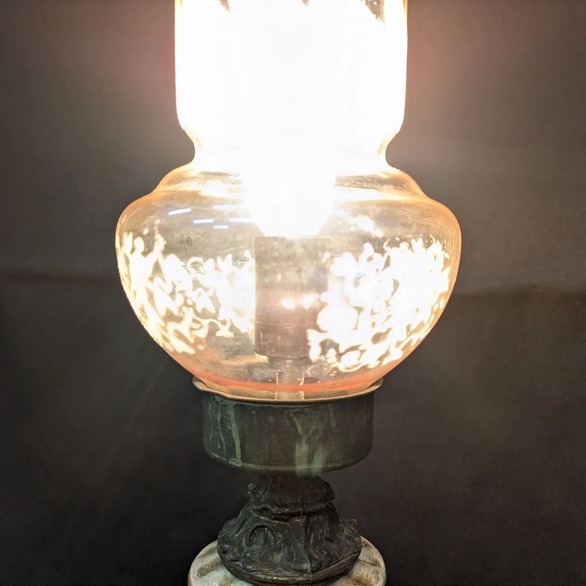 オーセンティックな ! イタリア製 アンティーク ランプ スタンドライト 検索用 ガラス工芸 切子 陶器 ヴィンテージ レトロ 【激安8日間限定】