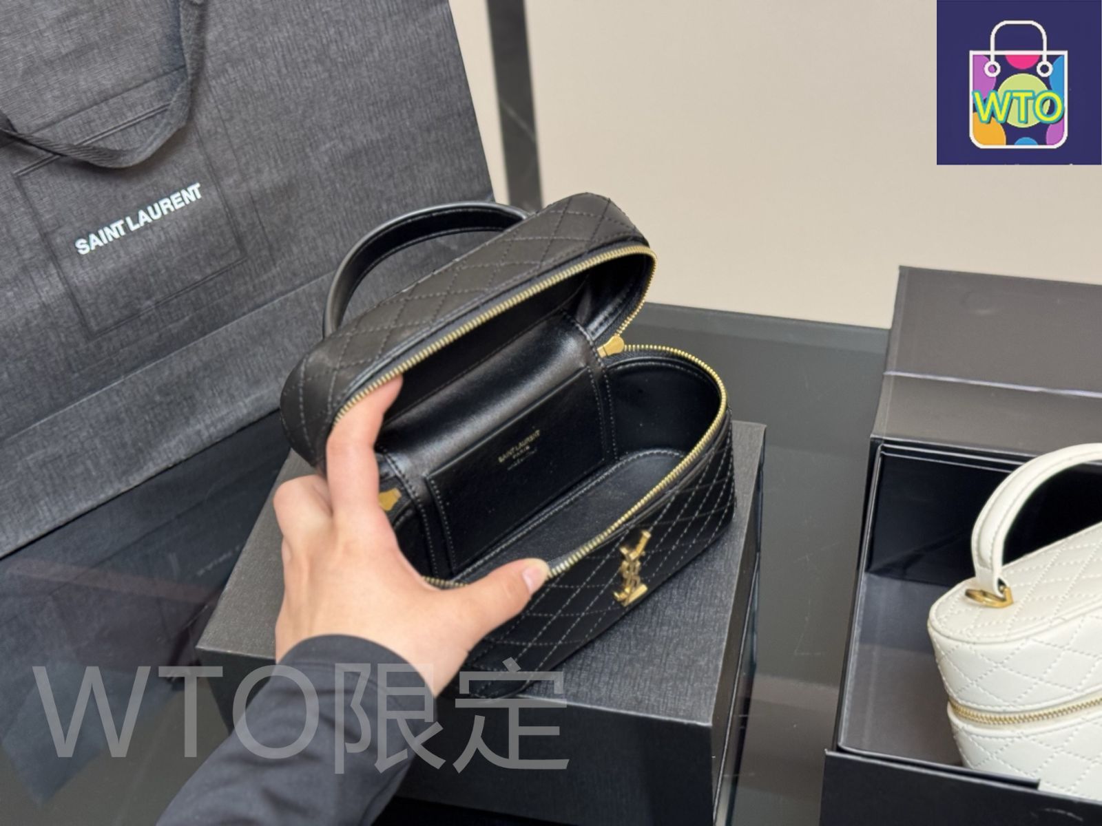 今日特価】Saint Laurent Box バッグ（19×12cm）-WTO輸入2