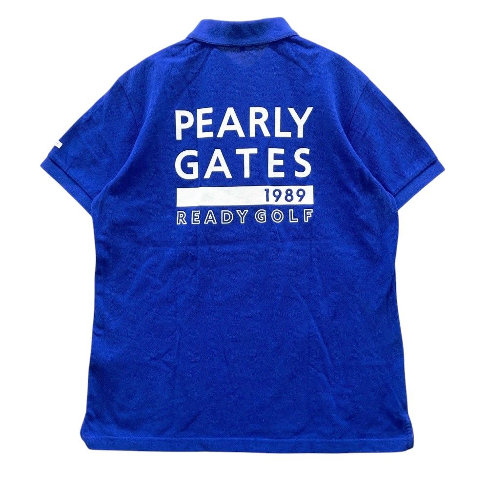 サイズ：6 PEARLY GATES パーリーゲイツ 半袖ポロシャツ ブルー