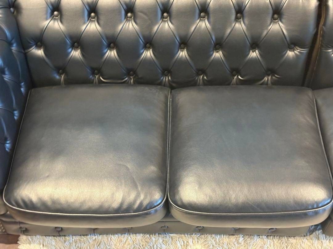 ヴィンセント ボタンダウン ソファ アンティーク レザー ブラック IZZ WWW_NOITHATQUANGTHANH_NET