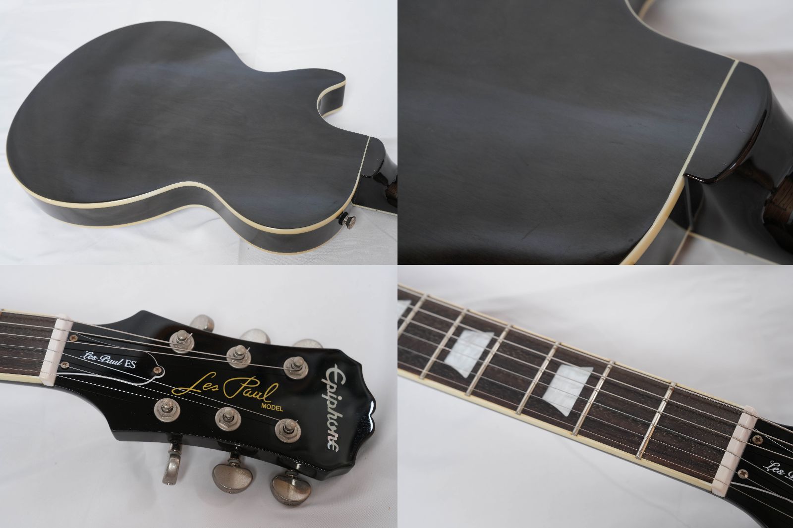 ☆Epiphone by Gibson☆Les Paul ES シースルーブラック セミホロウ