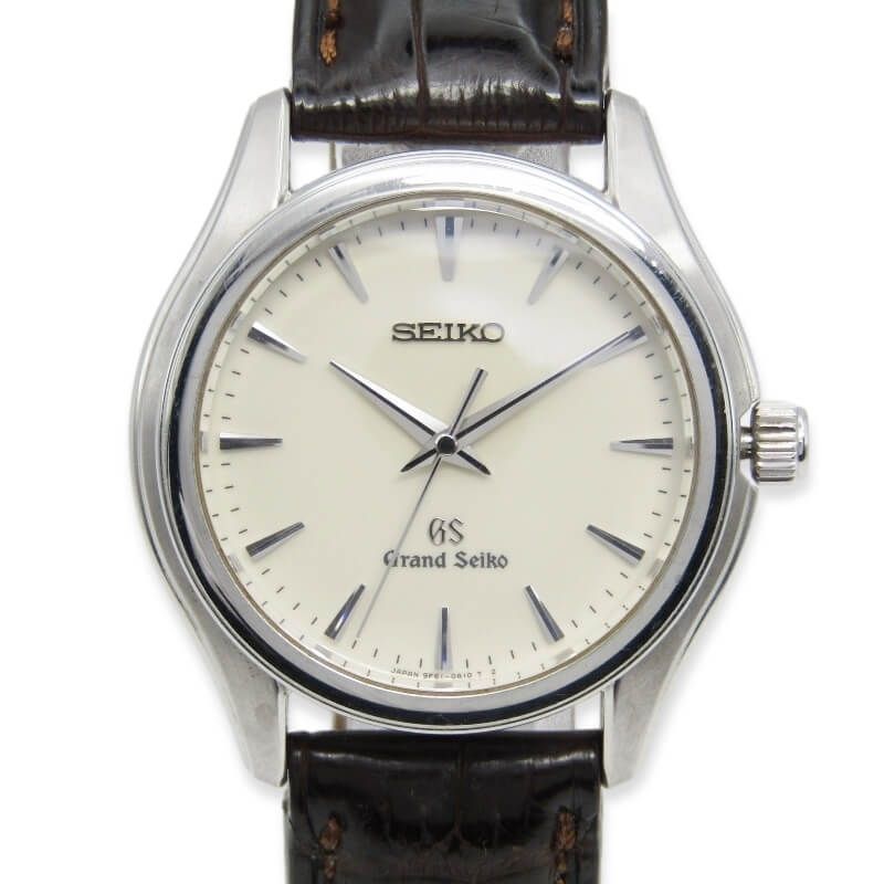 SEIKO セイコー Grand Seiko 9F61-0A10 グランドセイコー GS クォーツ メンズ 36mm 本体のみ アイボリー 30013253