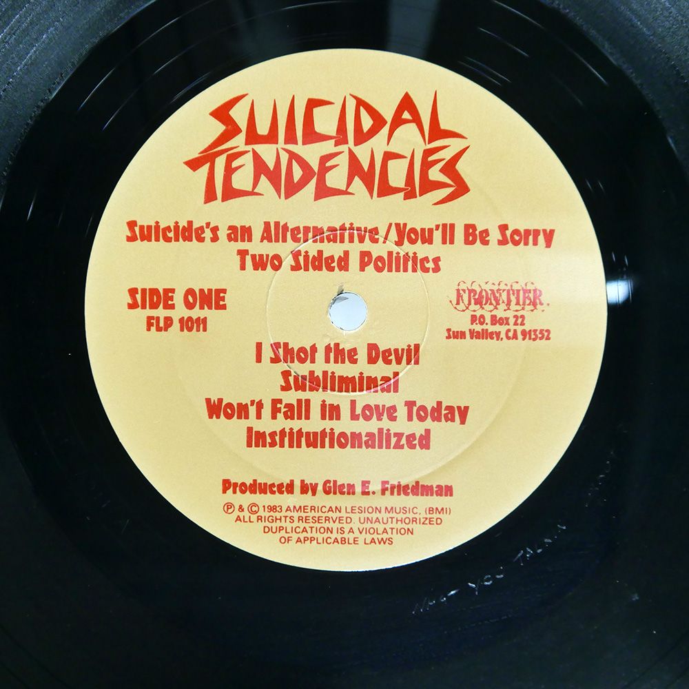 US盤 SUICIDAL TENDENCIES/SUICIDAL TENDENCIES/FRONTIER