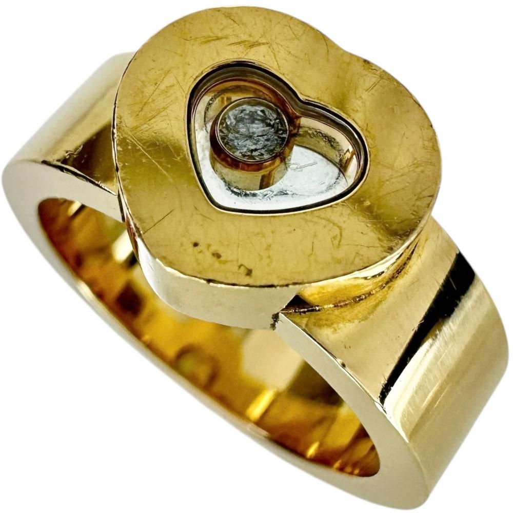 12号 Chopard|ショパール リング 指輪 ハッピーダイヤリング K18ゴールド 18金 13.2g 82|2897-20 レディース 真子質店 GD