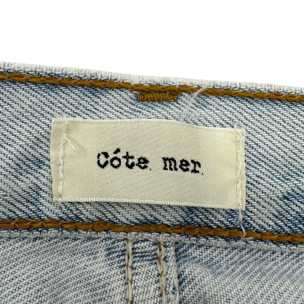 パンツベトジャンデニムコートメール cote mer ジーンズリメイク