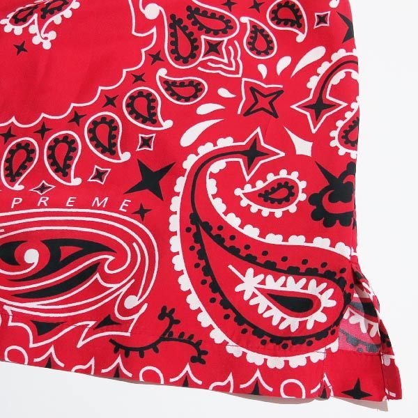 SUPREME シュプリーム 21SS BANDANA SILK S/S SHIRT バンダナ シルク ...