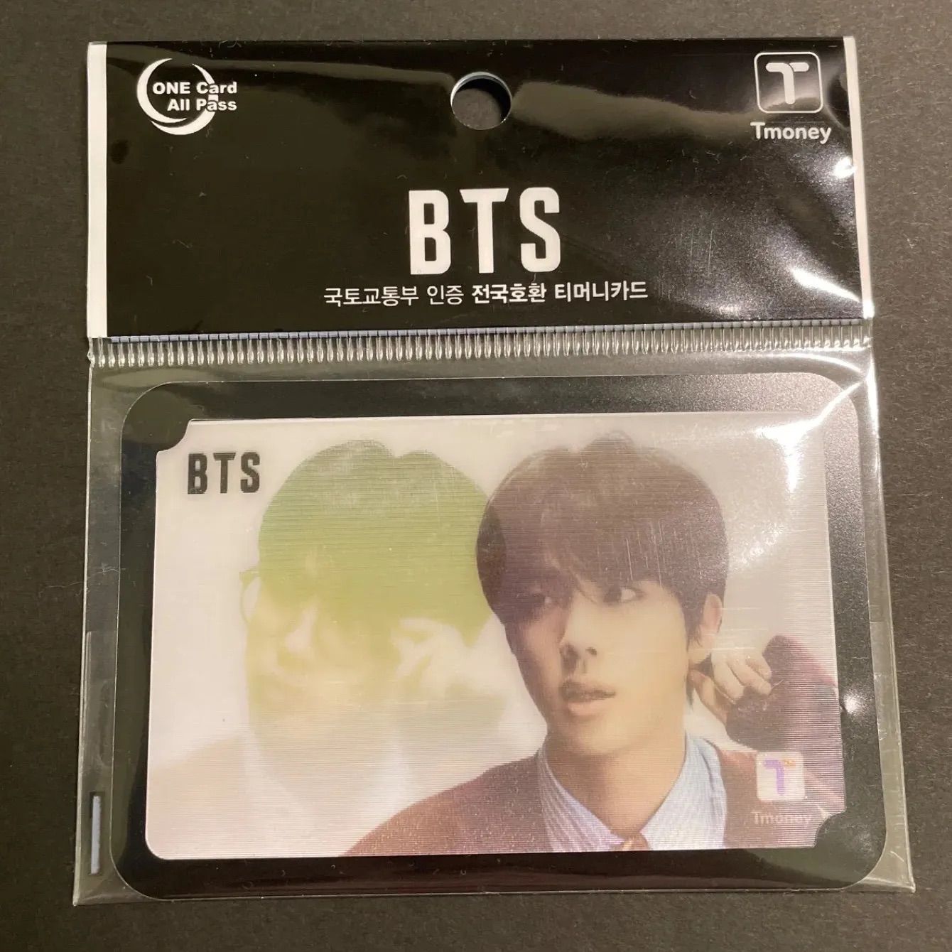 BTS JINジン トレカ&韓国交通カード4点セット まとめ売り(送料込み