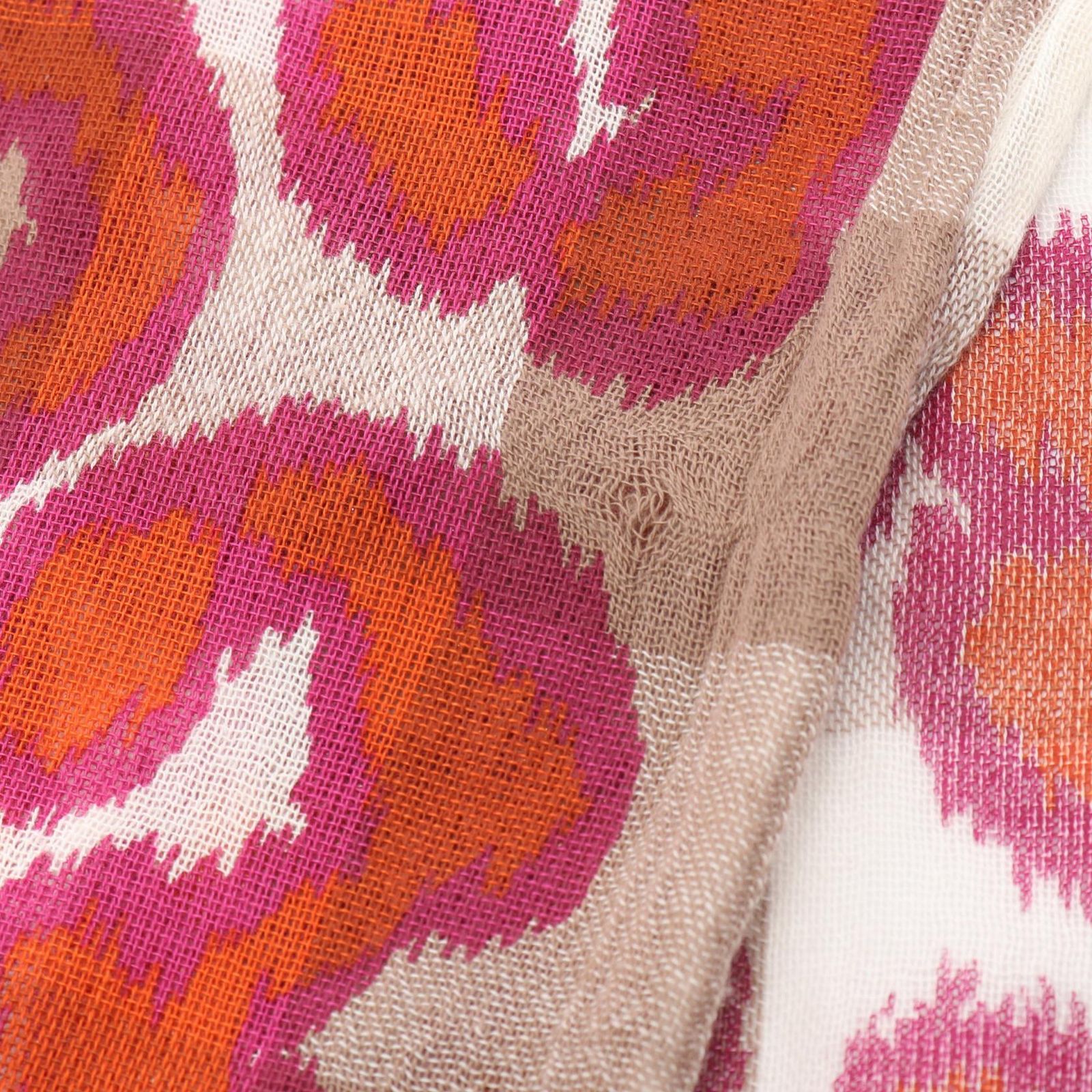 オーブ刺繍 スカーフ