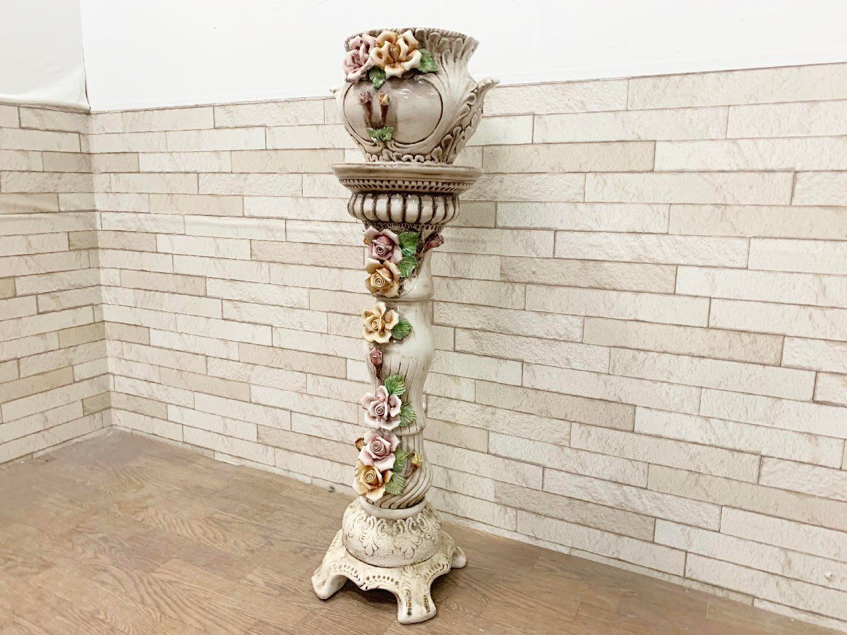 Fornace Mian のベネチアングララス花瓶 高さ17cm 直径 10cm Murano