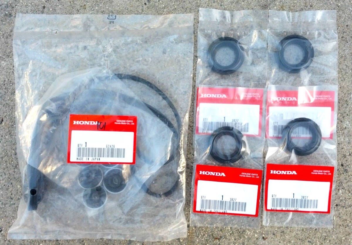 ホンダ純正 S2000 AP1 AP2 バルブカバー ヘッドカバー ガスケット プラグチューブシール 4個 Honda Valve Cover Gasket Tube Seal Set