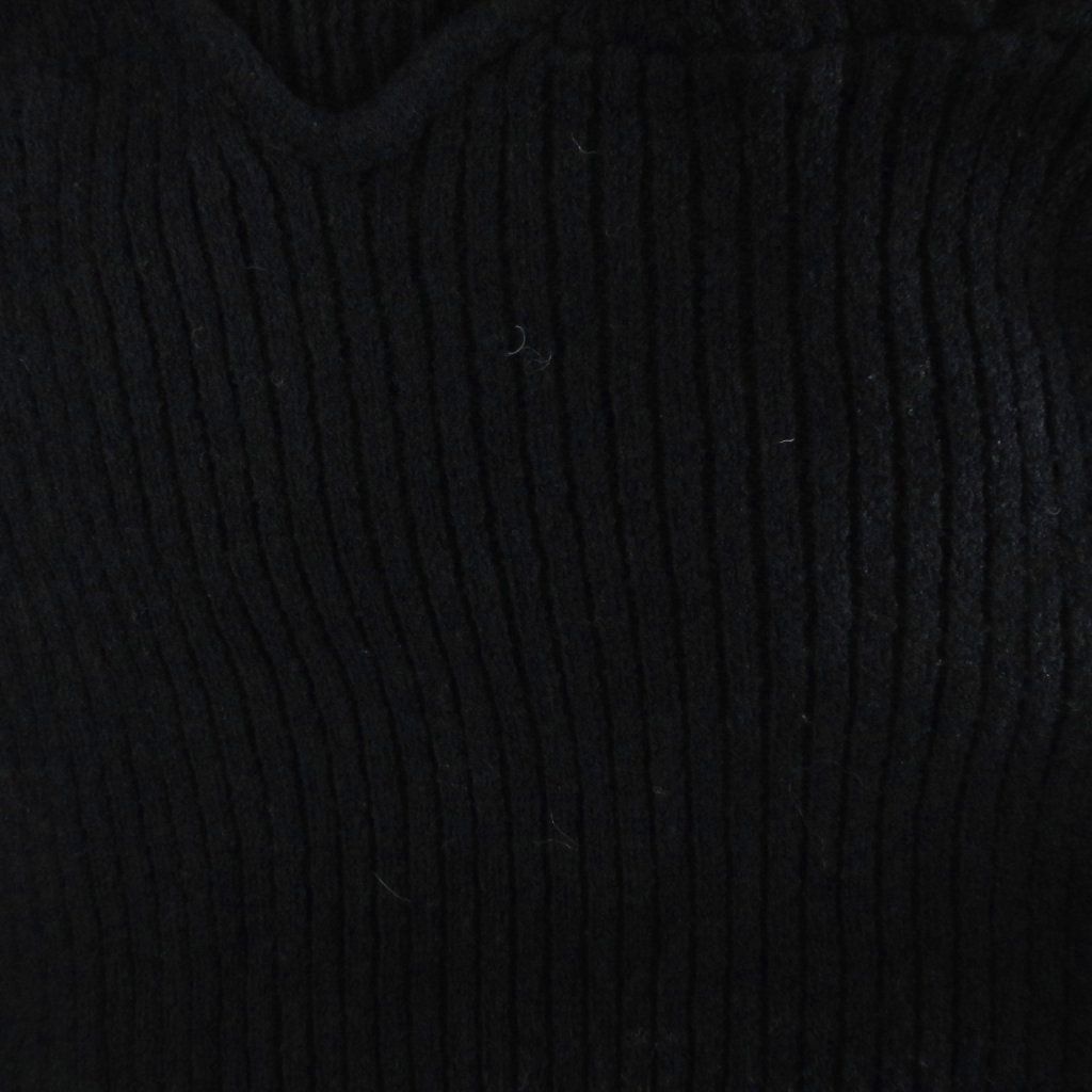 アンドマリー AND MARY ニットワンピース マキシ ロング レース F 黒