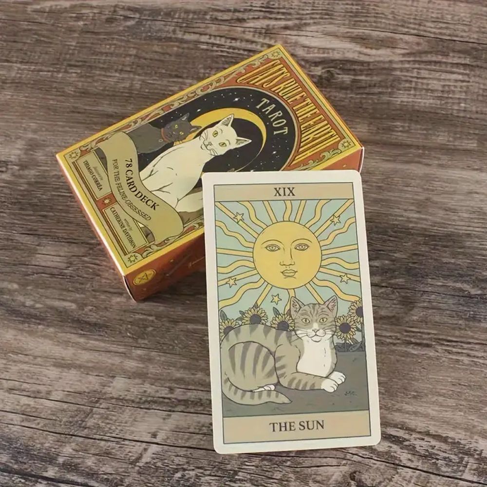 カード】【ねこにゃん】キャット ルール ザ アース タロット【CARD 
