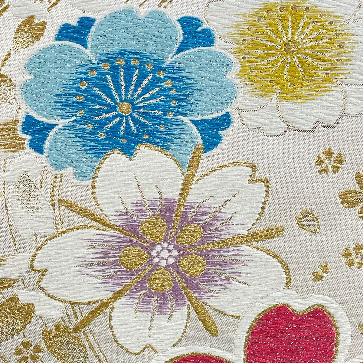袋帯 クリーム色 薄手 中古 美品｜レディース