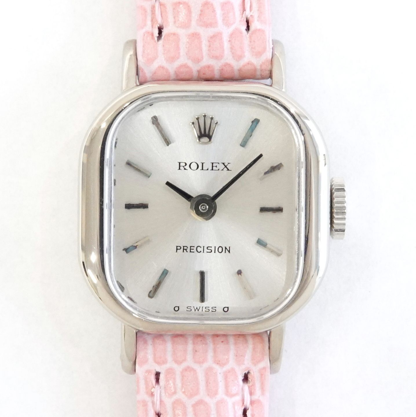 ROLEX ロレックス PRECISION Ref.2656 18K/レザー レディース 手巻き 