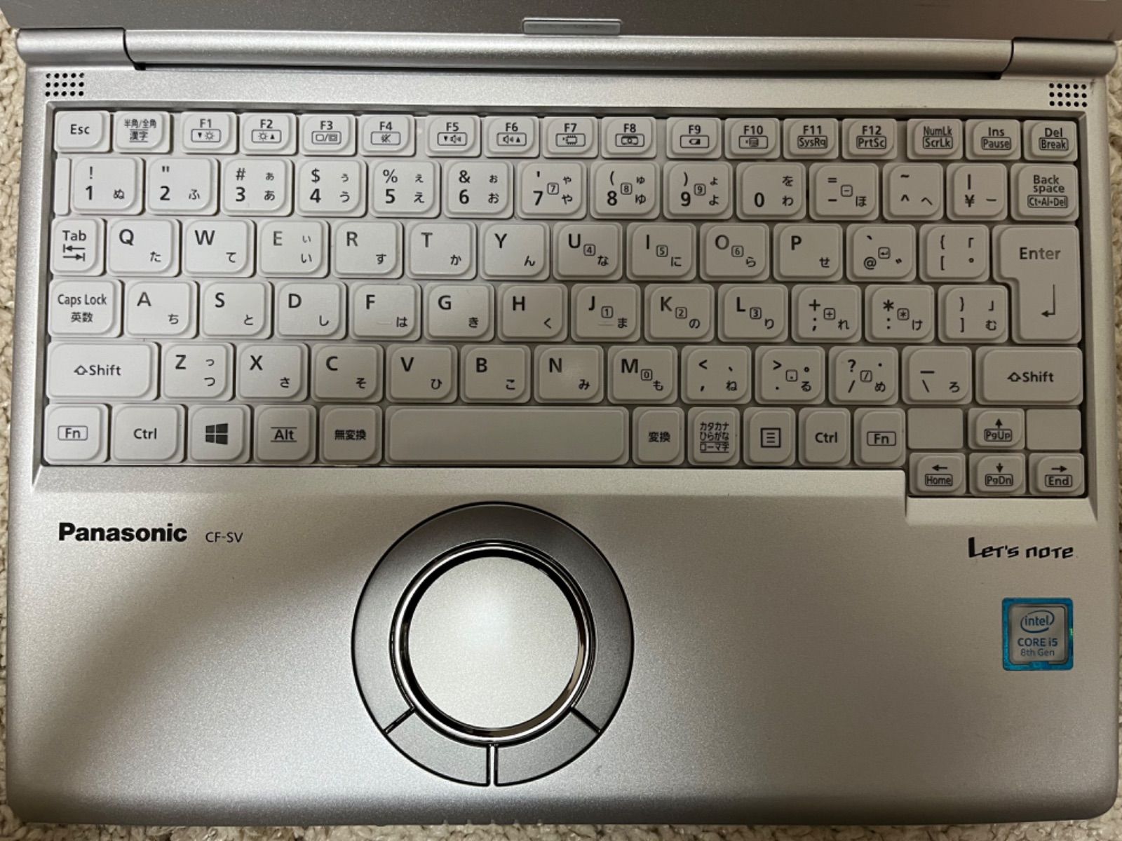 良品】Panasonic Let's note CF-SV7 Windows11 SSD512GB メモリ8GB