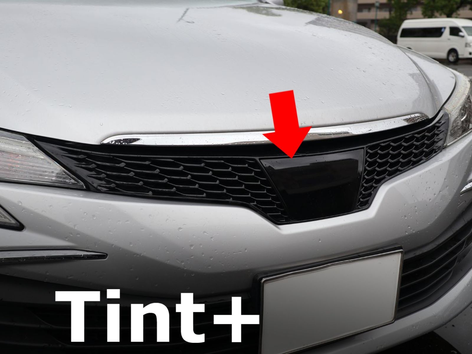 Tint+カット済エンブレム スモークフィルム(ブラックスモーク 5％)130マークX GRX130/GRX133/GRX135 後期
