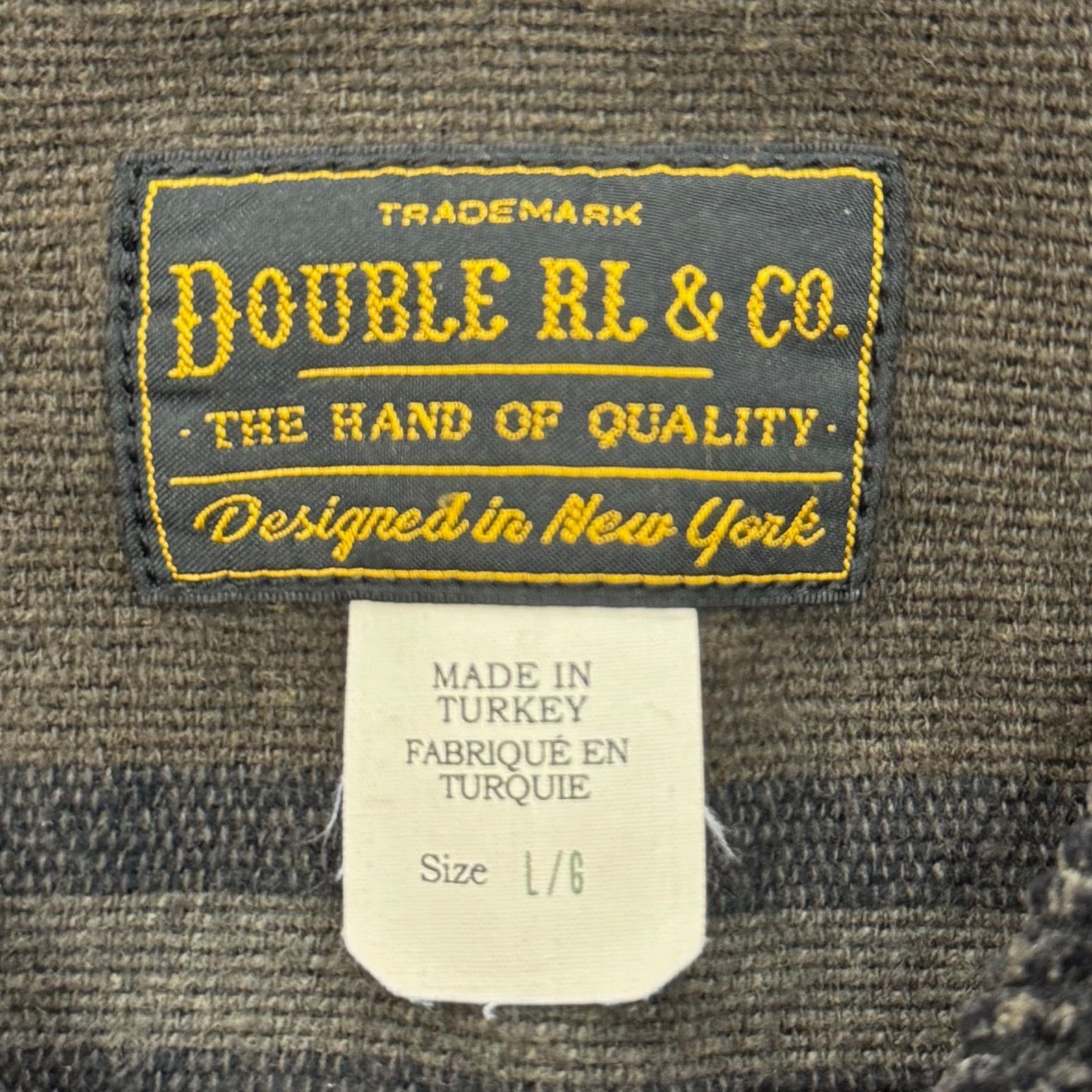 定価134200円 Double RL RRL 24AW ツイードプリント コーデュロイ