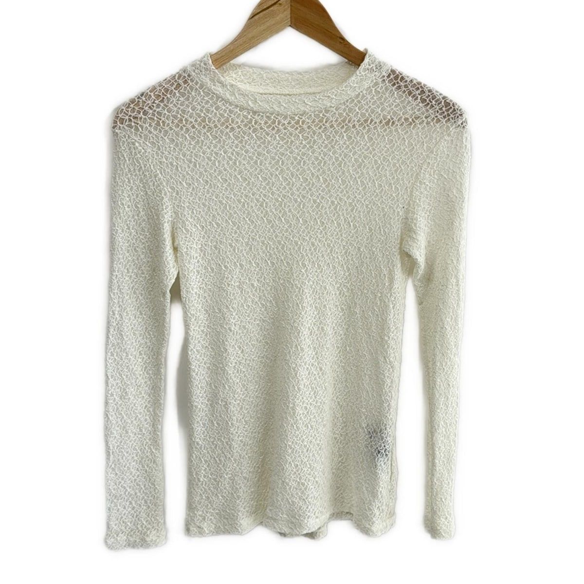 スタニングルアー　シースルー長袖シャツ ベージュ 中古・古着通販】STUNNING LURE (スタニングルアー) シアー長袖