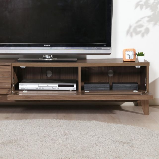 不二貿易 2024 TV台 ライン 150幅 ミディアムブラウン 新生活