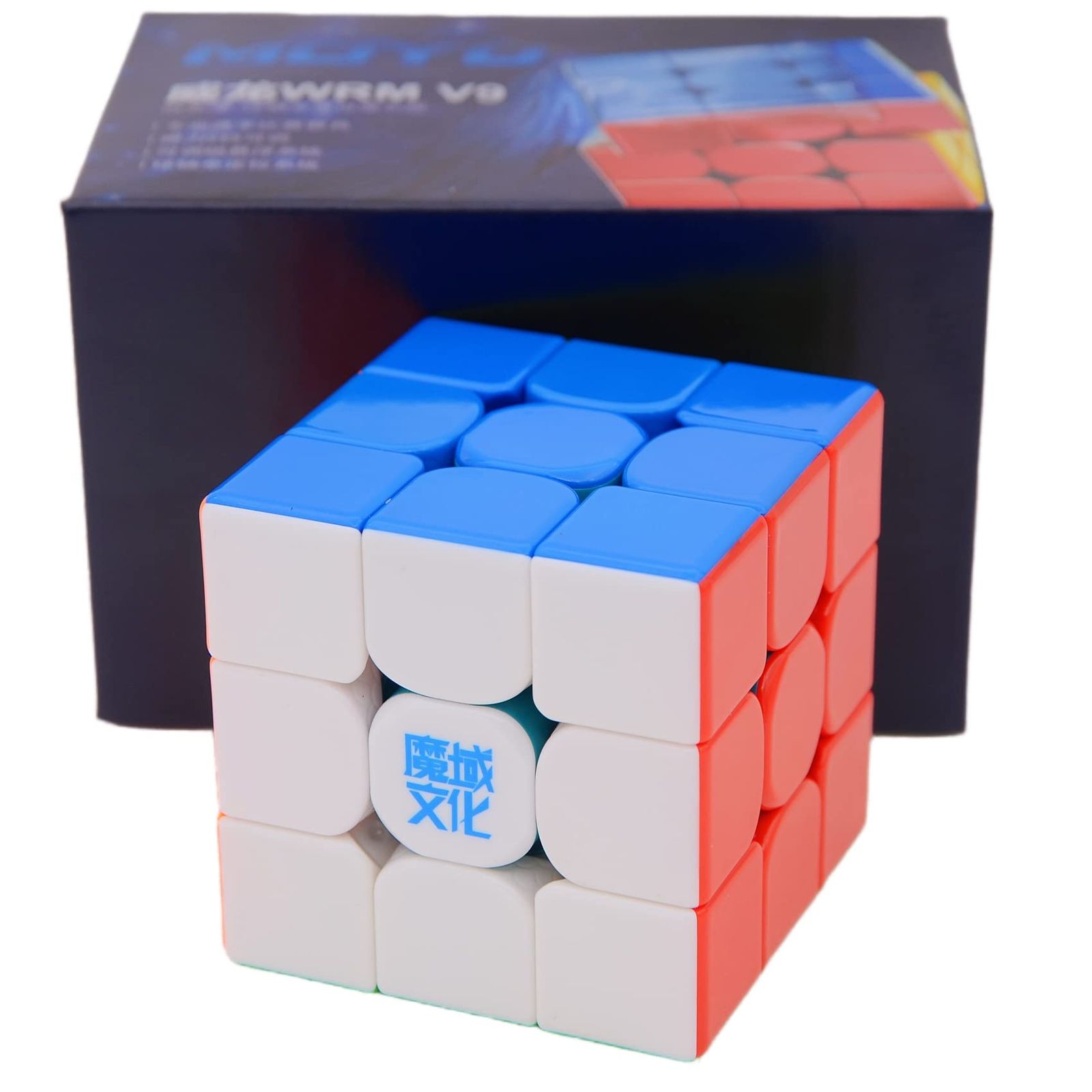 Bukefuno MoYu WeiLong WRM V9 MagLev ボールコア UV 3x3バージョン 磁気スピードキューブ WeiLong WR M V9 ボールコア UV ステッカーレス マジックパズル 3x [Weilong V9 ボールコアUV。]