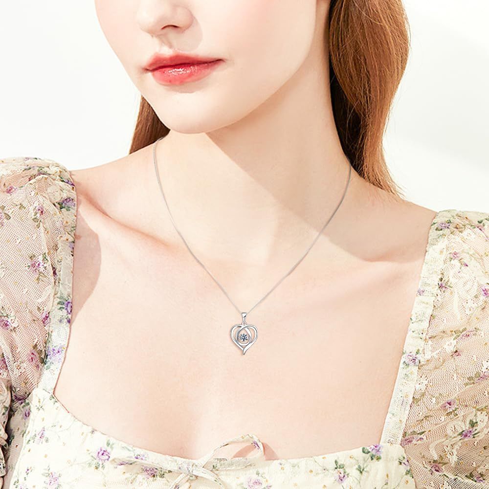 【在庫処分】ネックレス 18金 プラチナメッキ ネックレス シルバー ネックレス ネックレス おしゃれ 日常 金属アレルギー対応 ネックレス ハートペンダント 女性 ジュエリー 上質ジルコニア プレゼント 記念日 人気 結婚式 誕生日 レディース 母 妻 [N