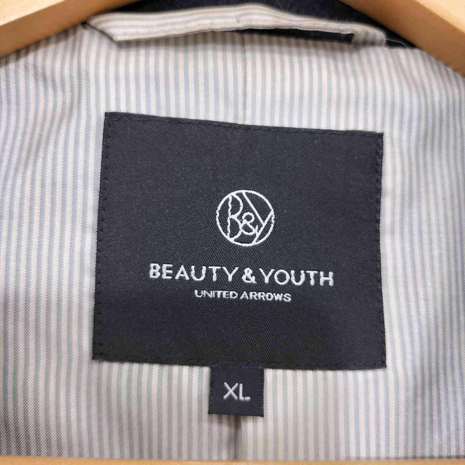 BEAUTY & YOUTH UNITED ARROWS ウール混 コート L ビューティーアンドユースユナイテッドアローズ BEAUTY ＆ YOUTH