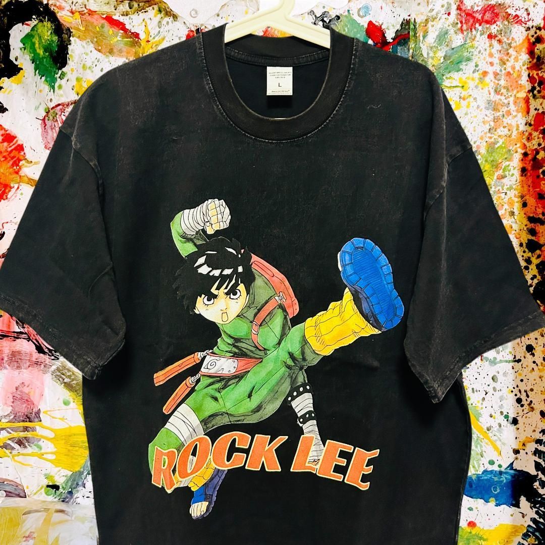 ロックリー 覚醒 メンズ Tシャツ 半袖 夏 ケミカルウォッシュ L XL