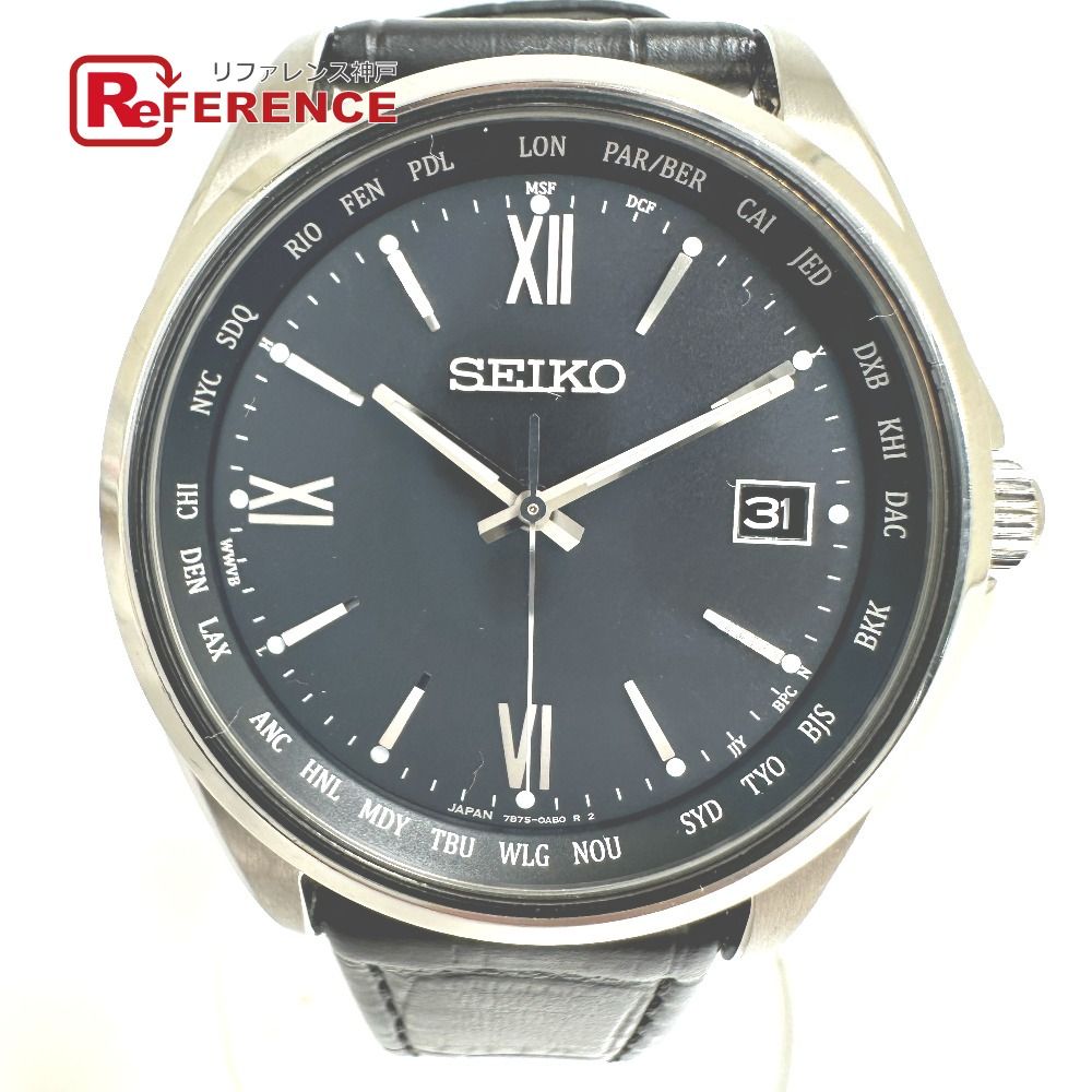 SEIKO セイコー 腕時計 セイコーセレクション ソーラー 7B75-0AB0 SS