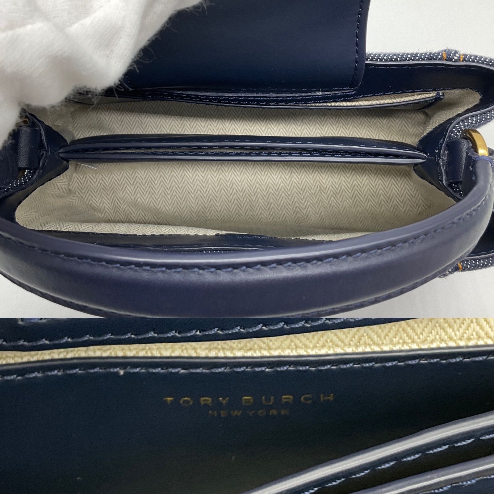○TORY BURCH トリーバーチ BRITTEN MICRO SATCHEL サッチェルバッグ 