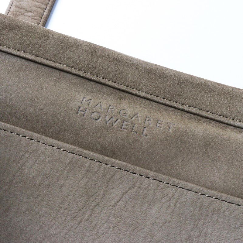 2022AW マーガレットハウエル MARGARET HOWELL Tumbled Pebble Leather 