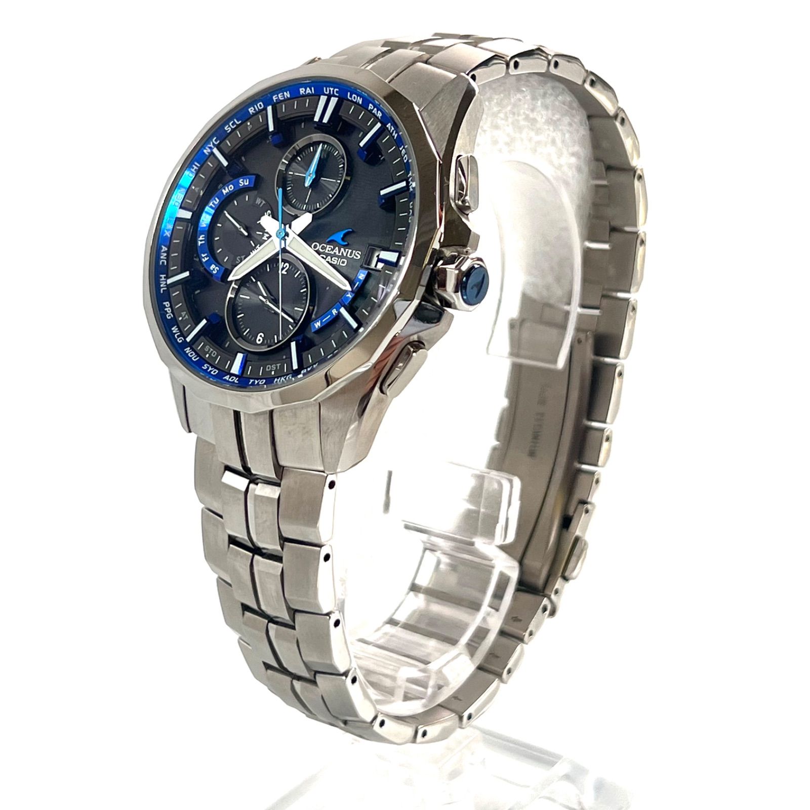 美品】カシオ オシアナス マンタ OCW-S3000-1AJF 電波ソーラー 