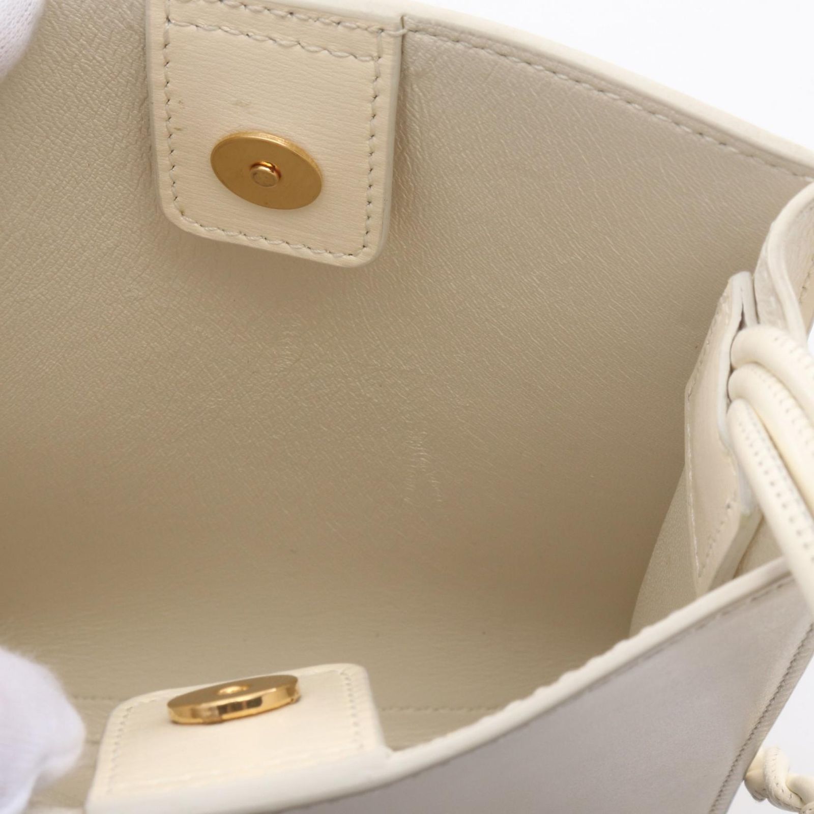 ジルサンダー ショルダーバッグ タングル ホワイト レザー 中古 レディース 肩掛け 斜め掛け JIL 美品 ジルサンダー タングル ショルダーバッグ ホワイト レザー M