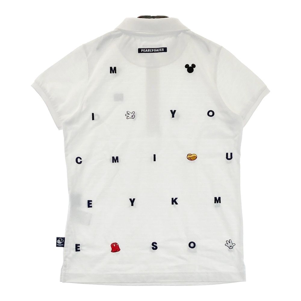 サイズ：0 PEARLY GATES パーリーゲイツ ×DiSNEY 半袖ポロシャツ