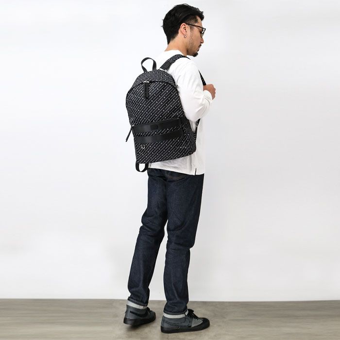 A.P.C APC アーペーセー H62225 PAAFJ Miles Backpack LZZ/BLACK バックパック リュックサック ナイロン  軽量 ロゴ メンズ レディース ユニセックス バッグ ブランド - メルカリ