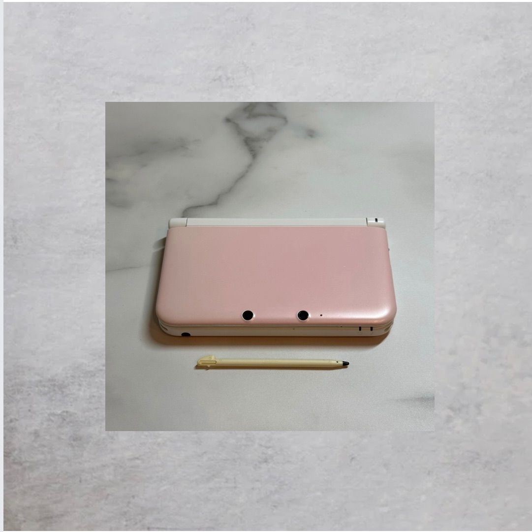 状態B】ニンテンドー3DS LL 安い ピンク×ホワイト Newニンテンドー3DS