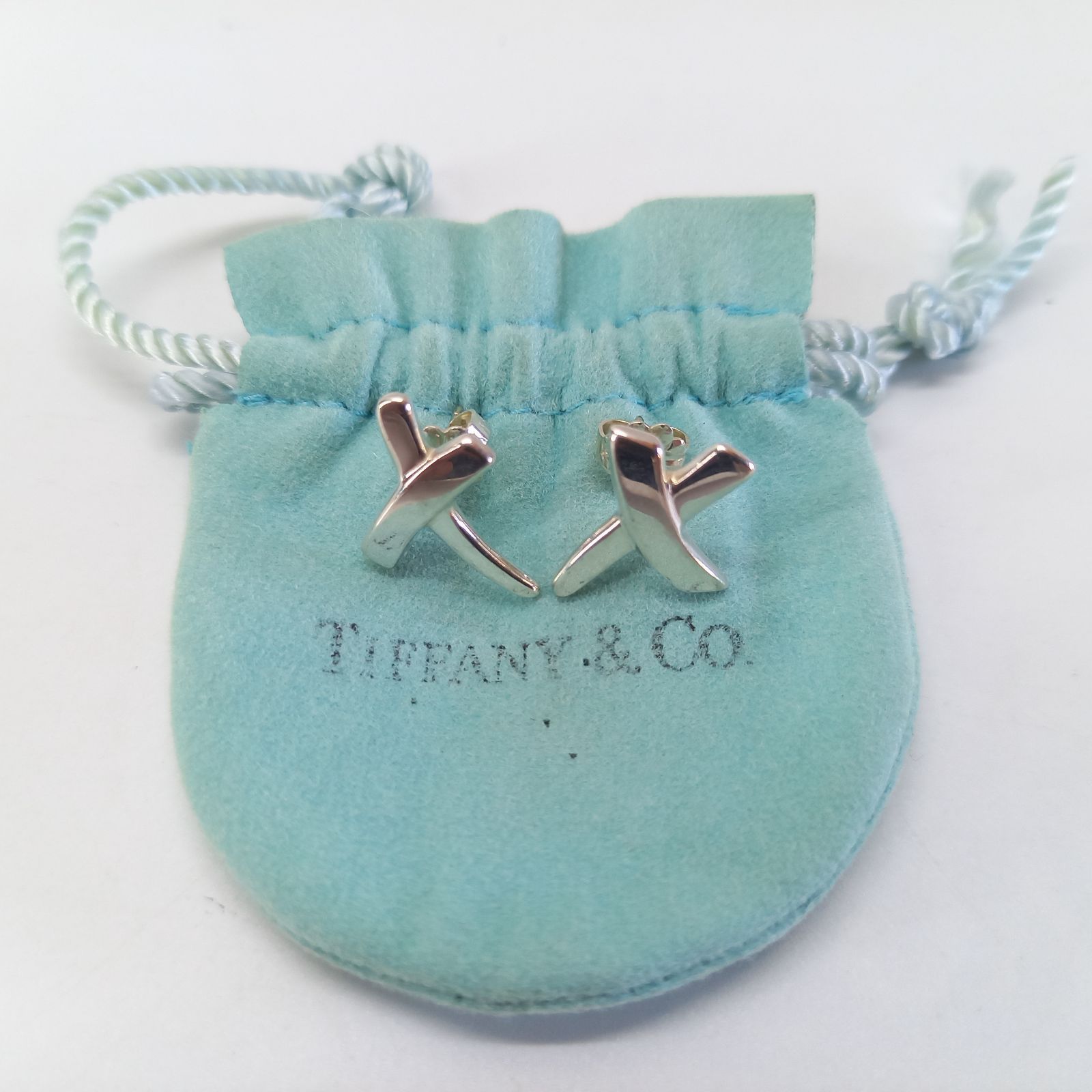 パロマピカソ キス X スタッド ピアス 925シルバー TIFFANY &Co