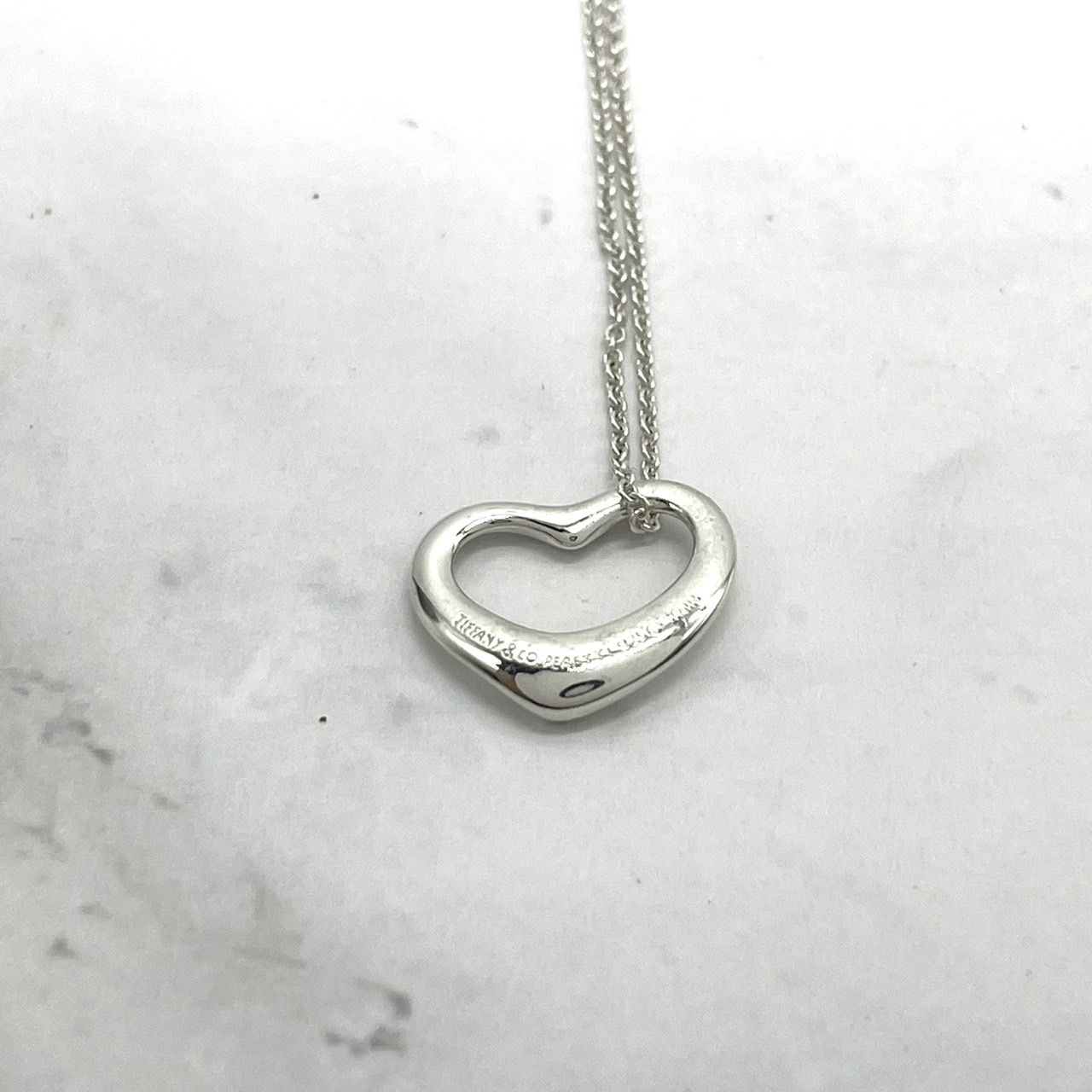 【数々のアワードを受賞】 美品 オープンハート ネックレス ティファニー Co. & TIFFANY アクセサリー