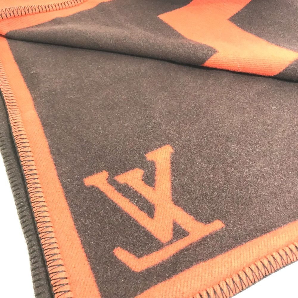 LOUIS VUITTON ルイヴィトン ブランケット ロゴ ウール/カシミヤ