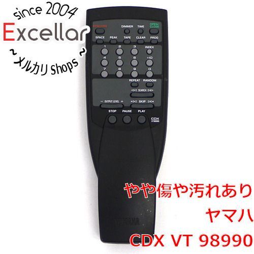 [bn:12] YAMAHA　オーディオリモコン　CDX VT 98990