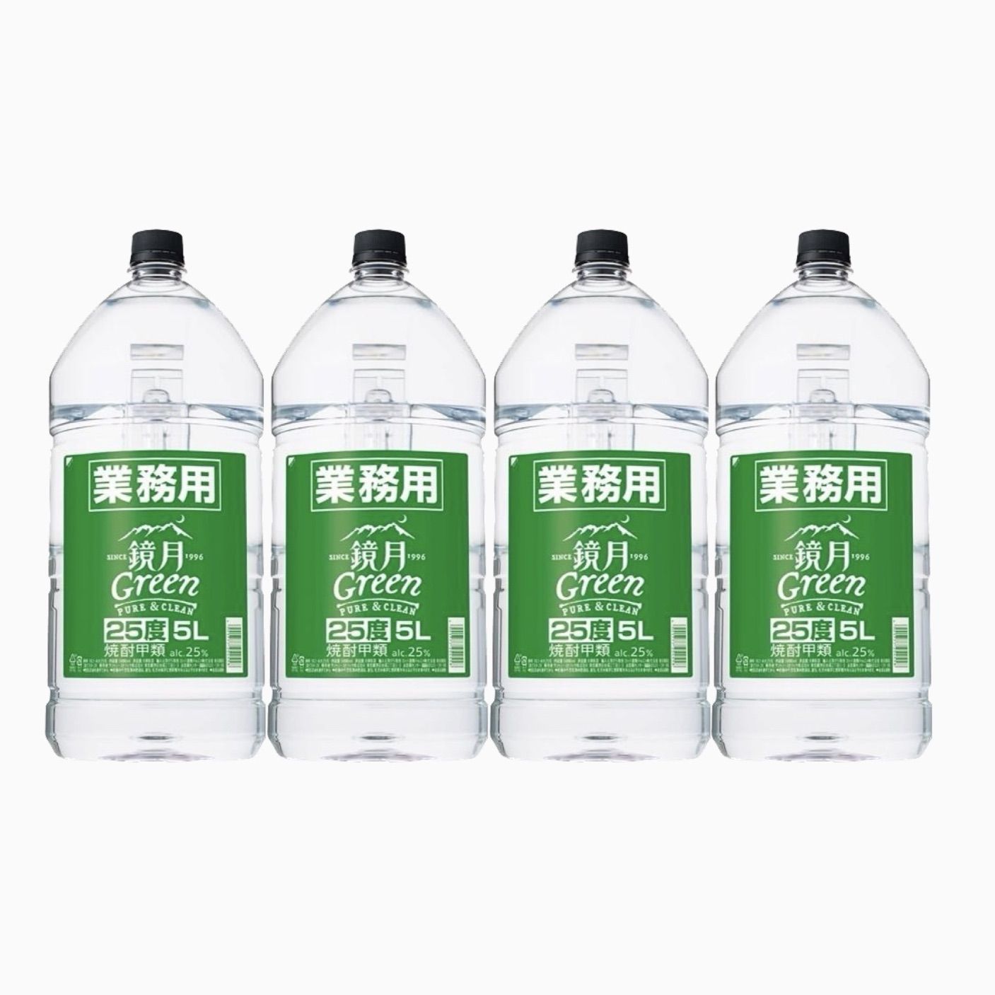 楽天市場】サントリー 鏡月 Green 25度 5000ml 4本 焼酎 甲類