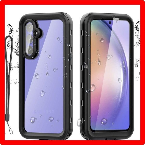 送料無料For Samsung Galaxy A54 5G AICase 防水ケース Samsung Galaxy A54 (6.4インチ) 用 防雪 防塵 耐衝撃 IP68認定 フルボディ保護 完全密封 水中カバー Samsung Galaxy A54