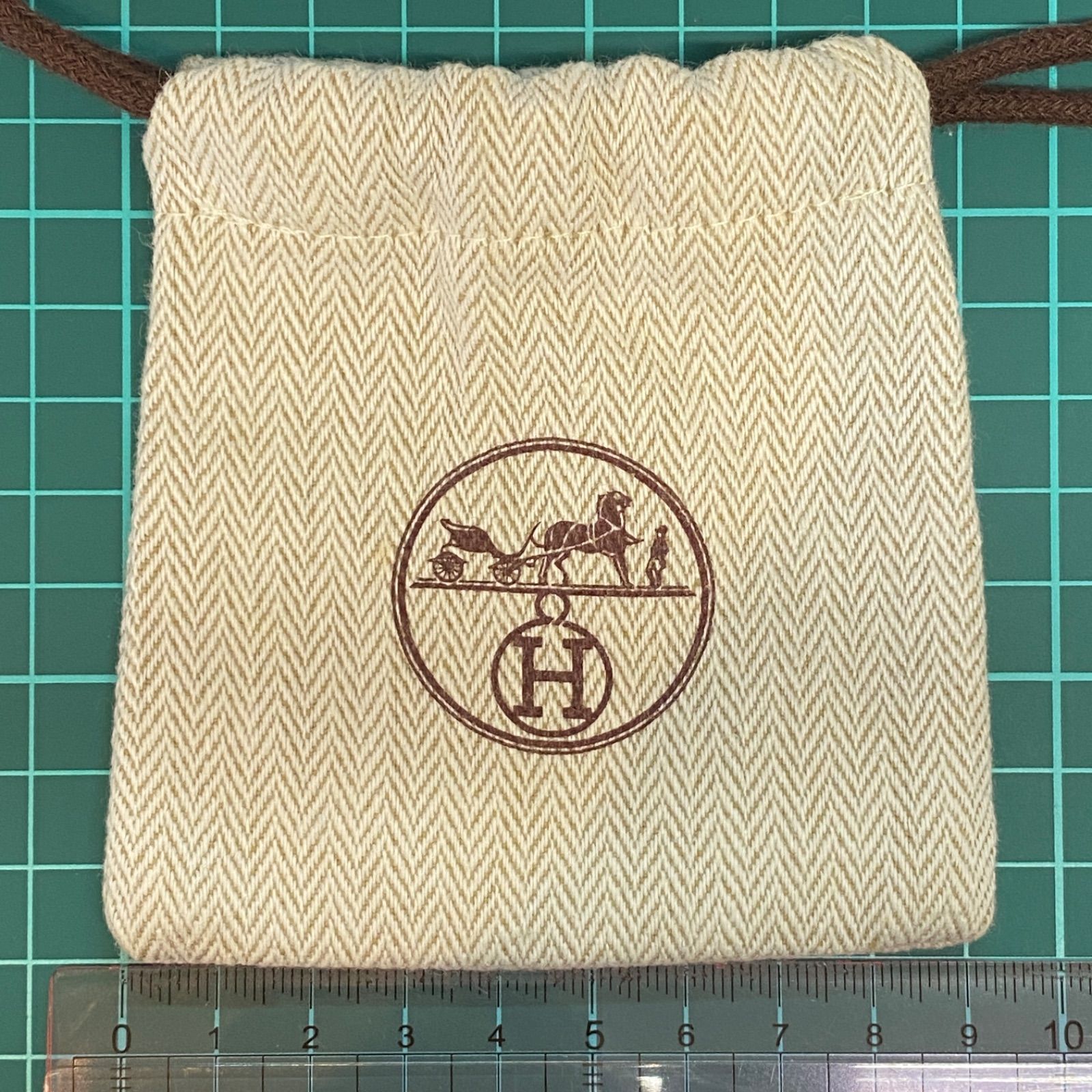 HERMES エルメス Hロゴ Hバックル ベルト用 保存袋付 1セット - メルカリ