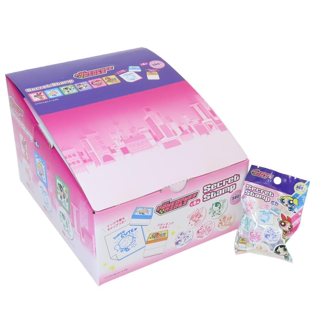 パワーパフガールズ ハンコ おたのしみスタンプ 全6種 60個入セット ティーズファクトリー コレクション雑貨 まとめ買い キャラクター グッズ