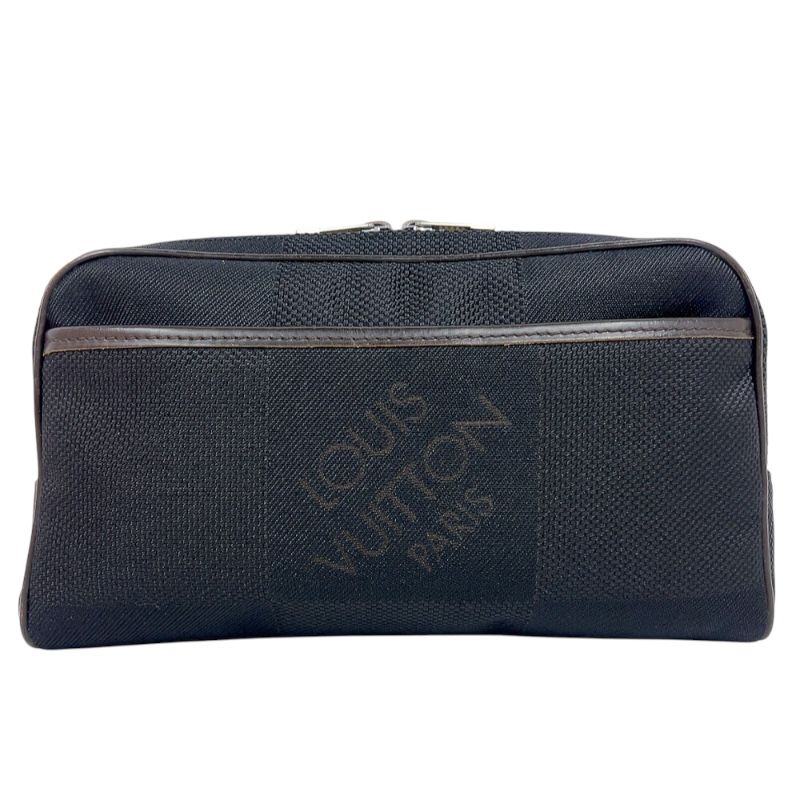 ルイ ヴィトン LOUIS VUITTON アクロバット M93620 ブラック シルバー金具 ダミエジェアン メンズ ウエストバッグ