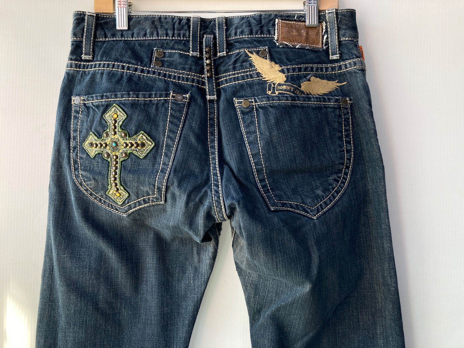 ROBIN'S JEAN ロビンズジーン BSD5077 クロス リンス デニムパンツ /31